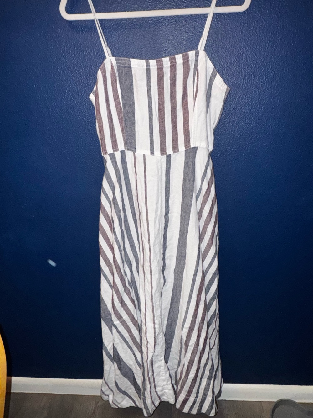 Madewell maxi linen dress